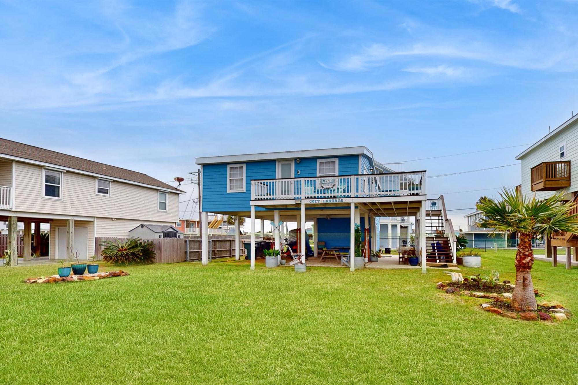 Cozy Cottage Galveston Esterno foto